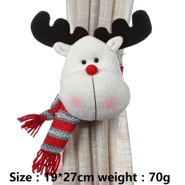 Christmas Santa Elk Curtain Holder - Image 6