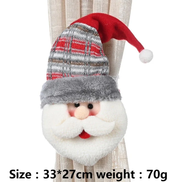 Christmas Santa Elk Curtain Holder - Image 8