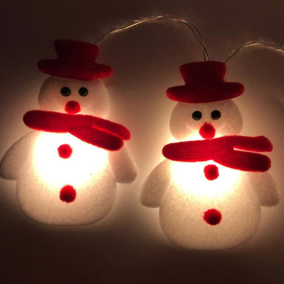 Christmas Snowman Tree LED String Lights - Image 3