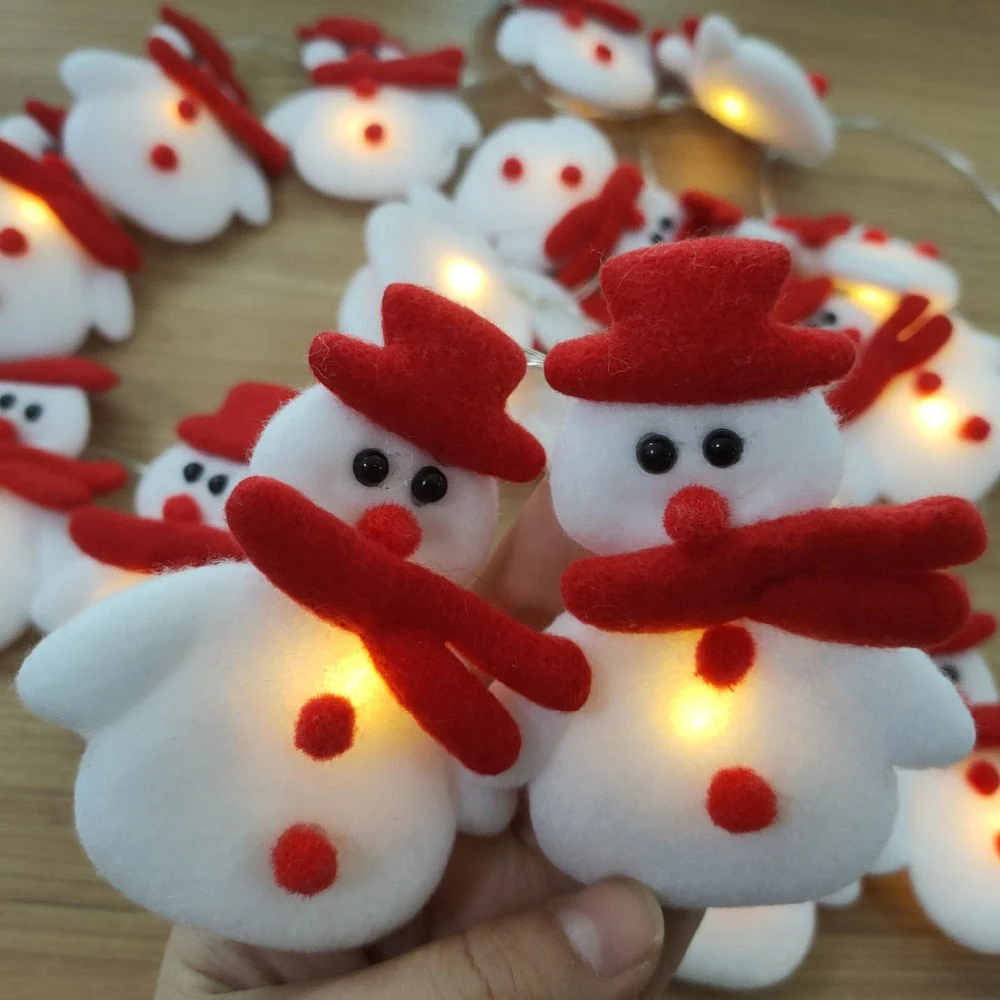 Christmas Snowman Tree LED String Lights - Image 4