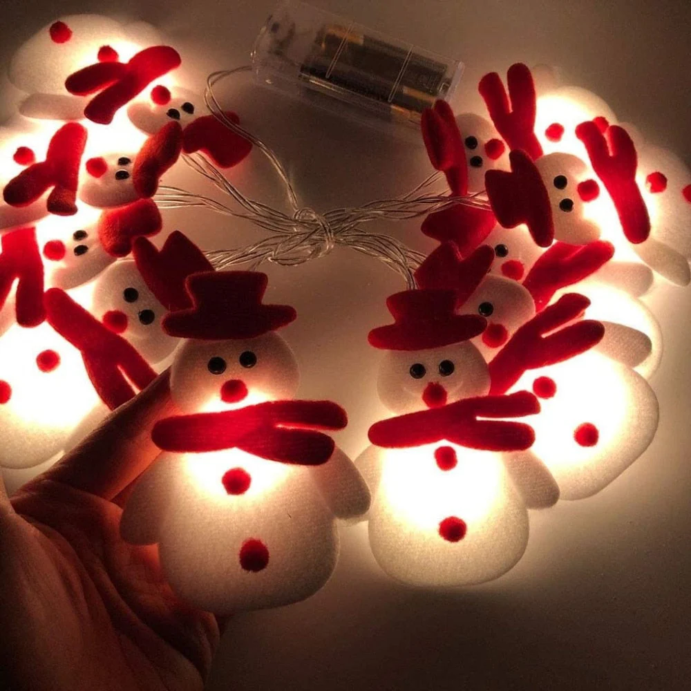 Christmas Snowman Tree LED String Lights - Image 6