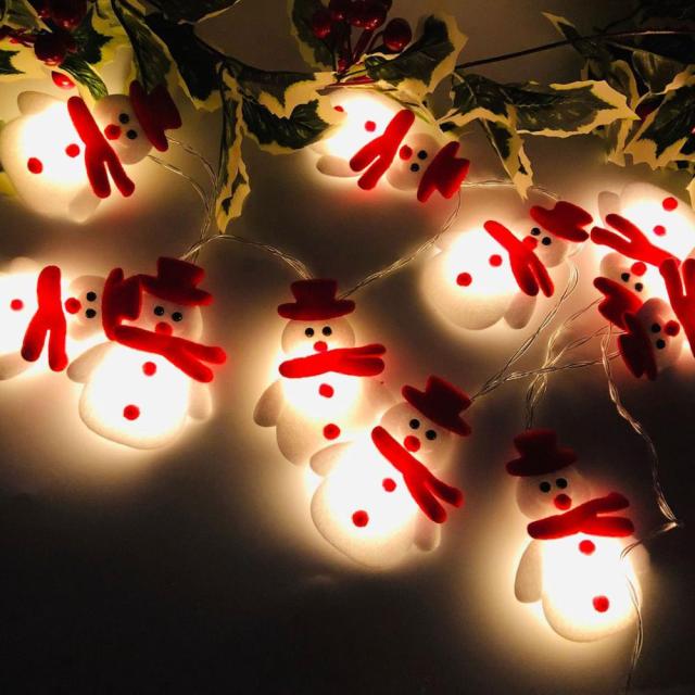 Christmas Snowman Tree LED String Lights - Image 7