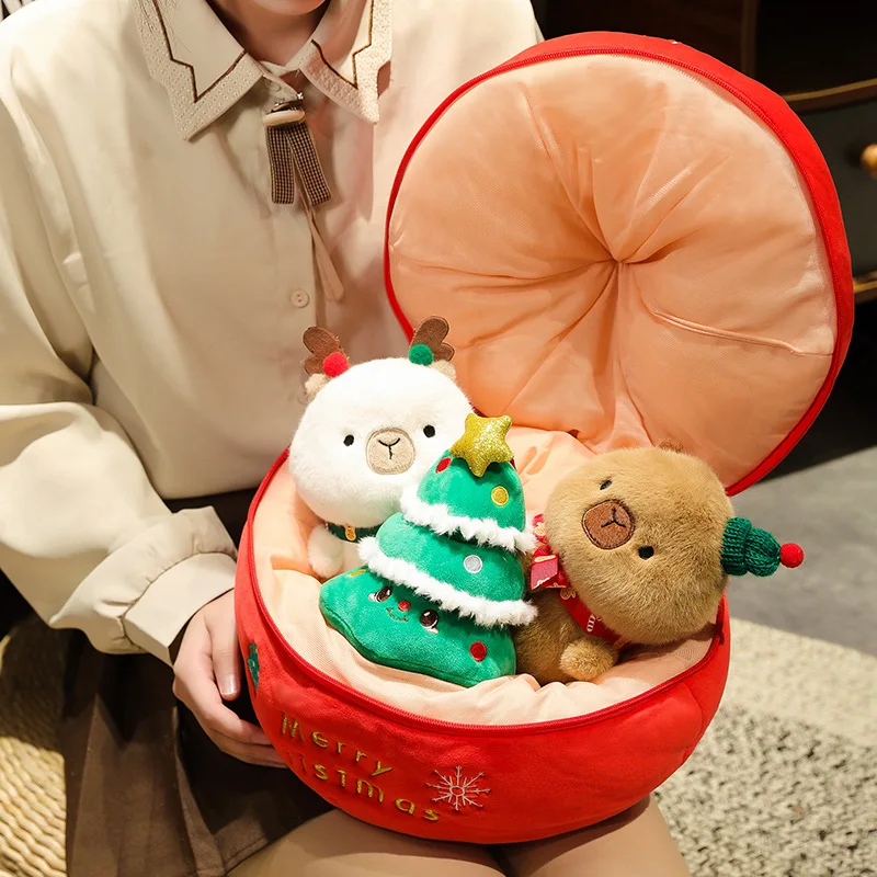 Christmas Theme Soft Snuggly Plush Toy Set - Image 2
