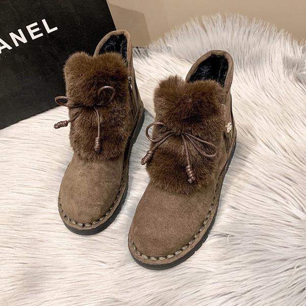 Chunky Padded Women Ankle Snow Boots - Image 2
