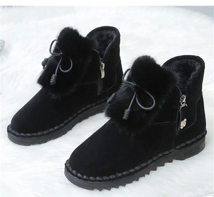 Chunky Padded Women Ankle Snow Boots - Image 4