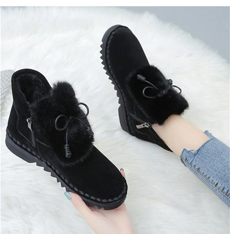 Chunky Padded Women Ankle Snow Boots - Image 5