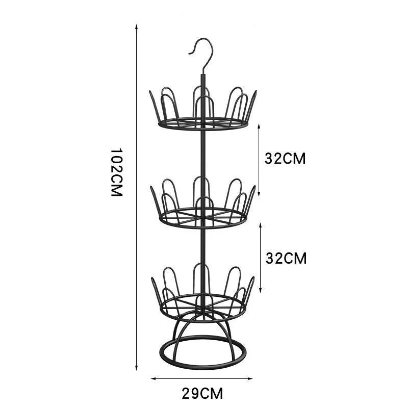 Circular Space Saving Shoe Rack Organizer - Image 5