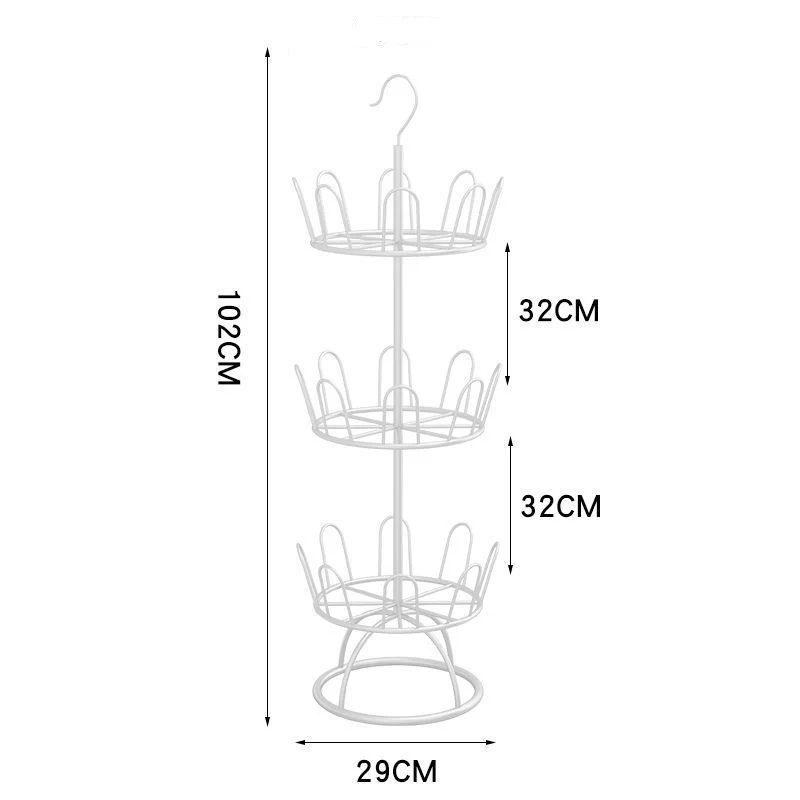 Circular Space Saving Shoe Rack Organizer - Image 6