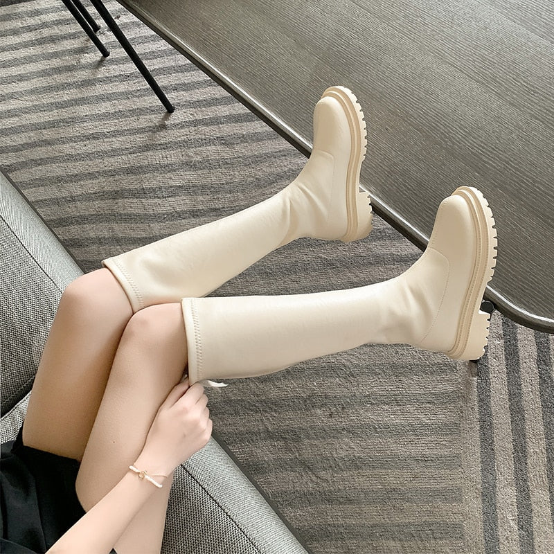 City Sleek Leather Ankle Boots - Image 5