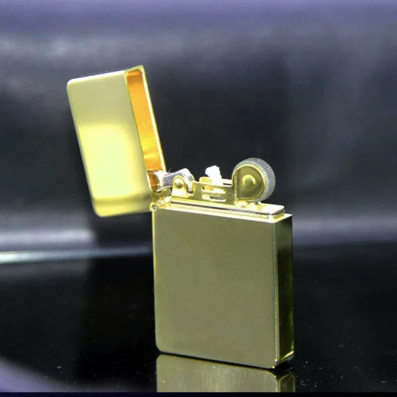 Classic Vintage Brass Windproof Lighter - Image 2