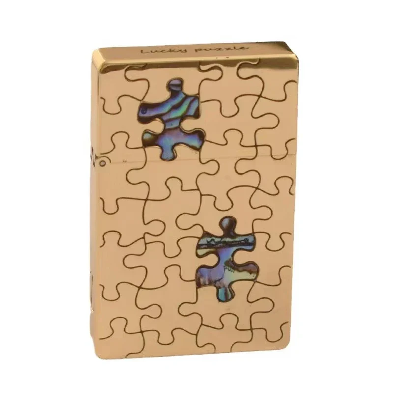 Classic Vintage Brass Windproof Lighter - Image 7
