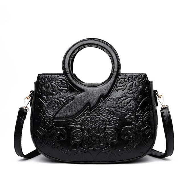 Classic Vintage Style Japanese Leather Handbag - Image 2