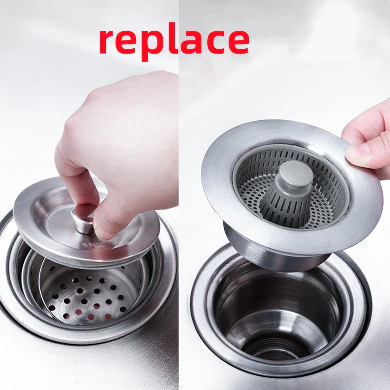 Clean Sink Stainless Steel Odor-Control Strainer - Image 5