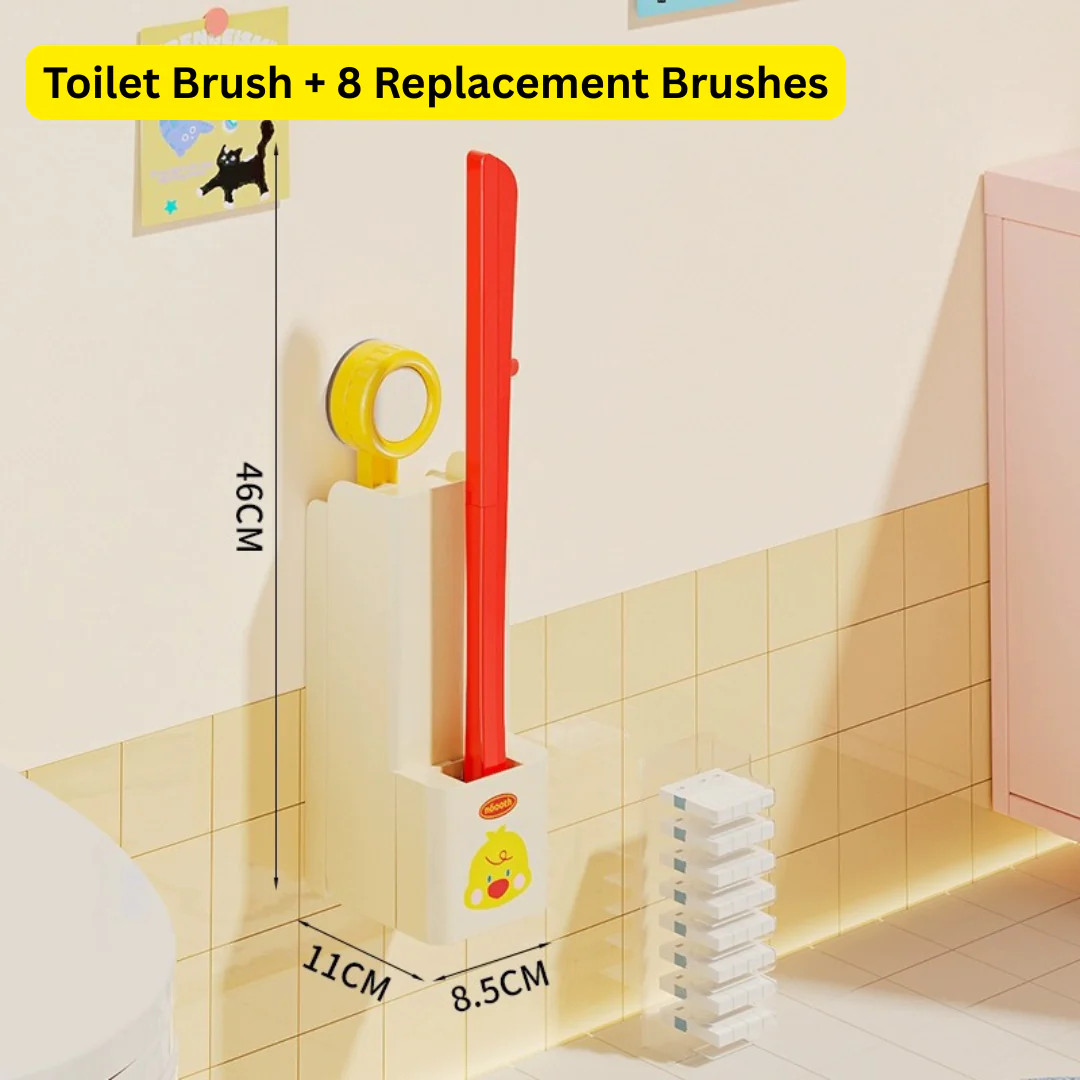 Clean Swipe Wall-Mounted Disposable Toilet Brush - Image 9