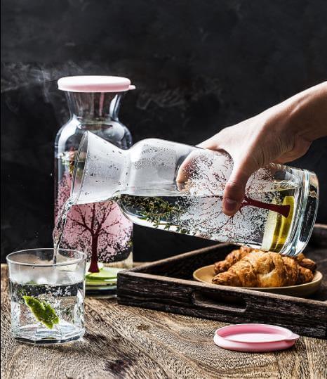 Clementine Glass Cooling Water Bottle - Image 4