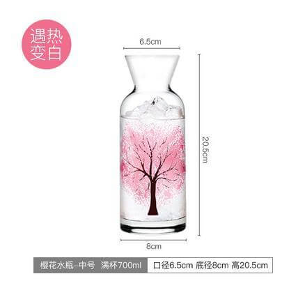 Clementine Glass Cooling Water Bottle - Image 5