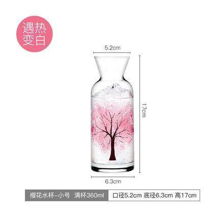Clementine Glass Cooling Water Bottle - Image 8
