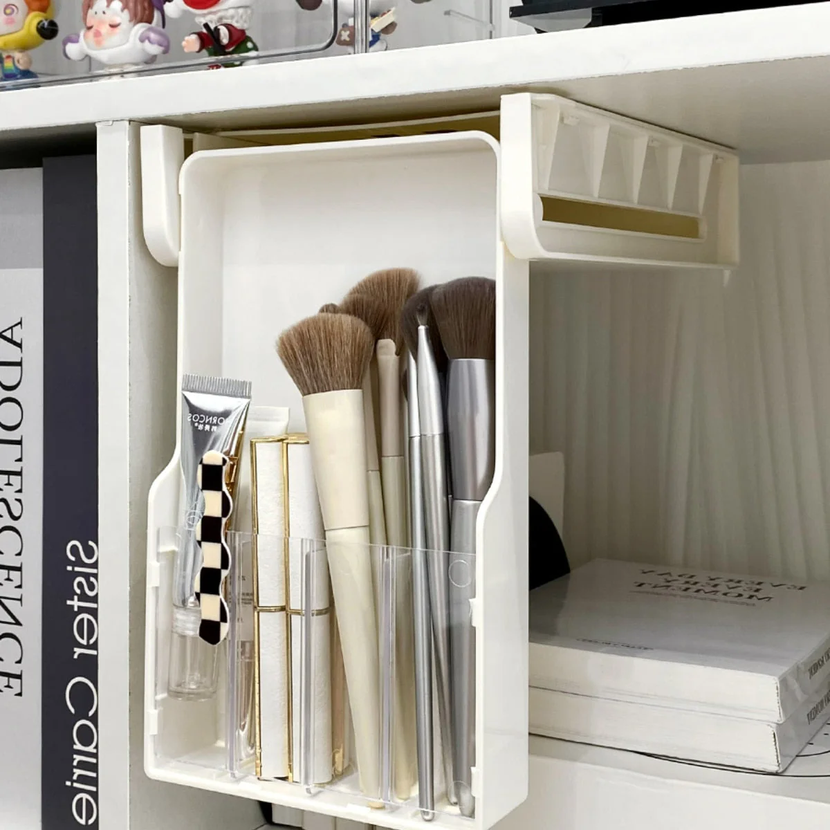 Clever Under Desk Hidden Sliding Drawer Organizer - Image 4