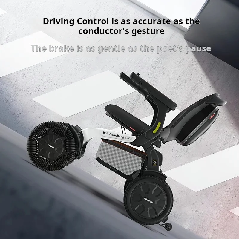 Climb Assist Lightweight Foldable Electric Mobility Wheelchair - Image 4