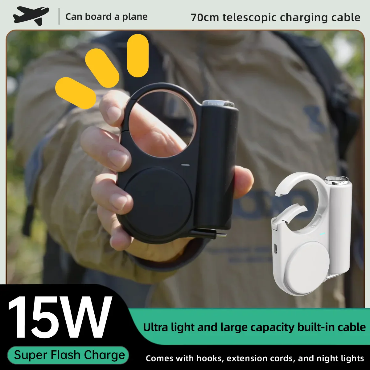 Clip-On Dual-Port Emergency Power Bank - Image 3
