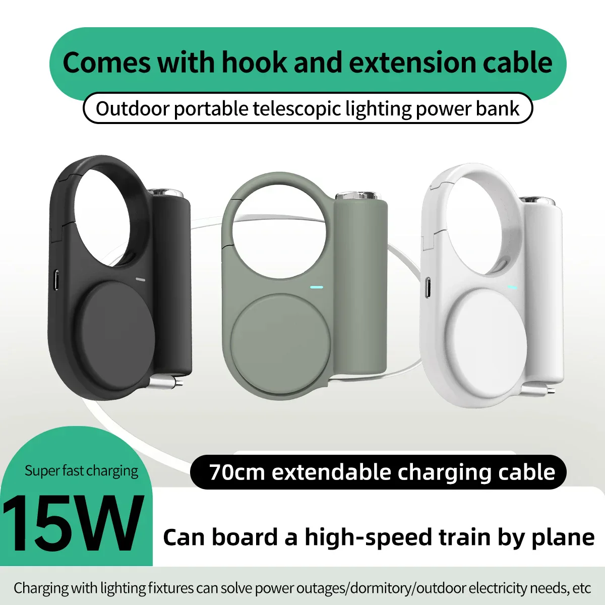 Clip-On Dual-Port Emergency Power Bank - Image 5