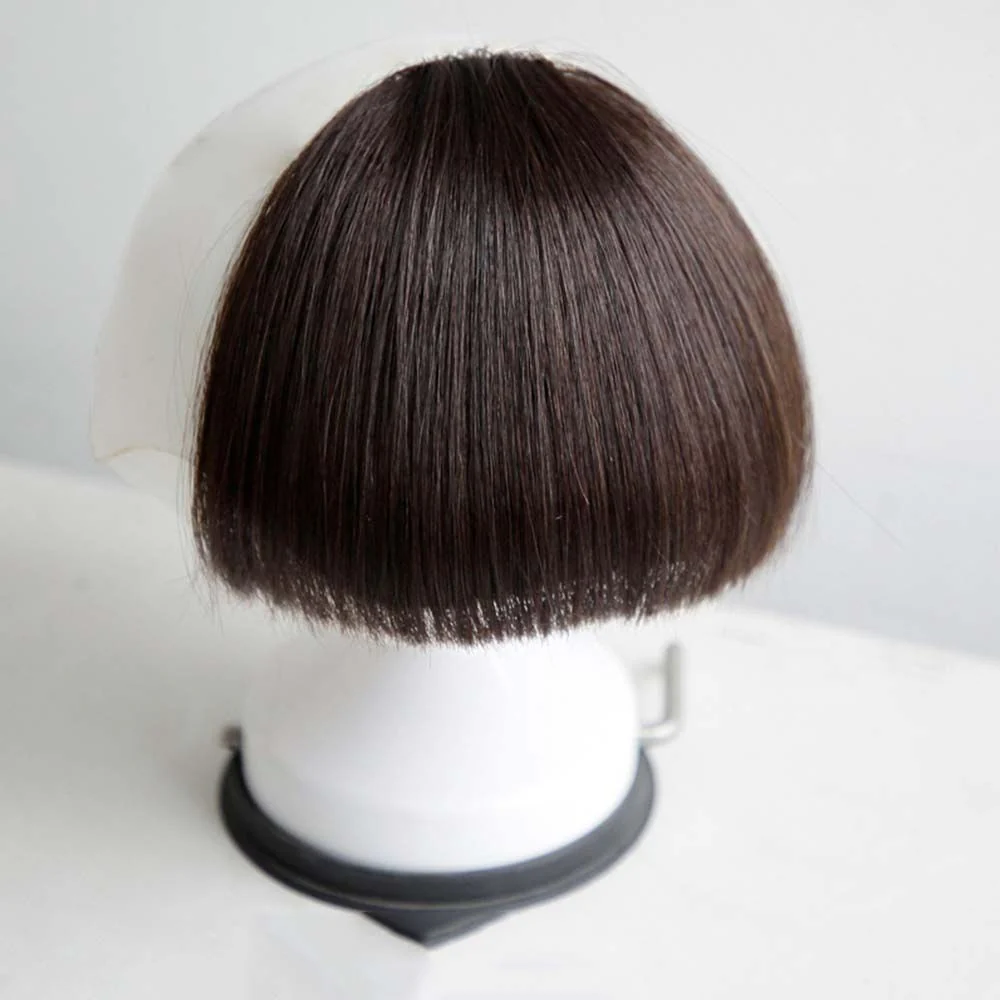 Clip-On Natural Look Synthetic Hair Bangs - Image 11