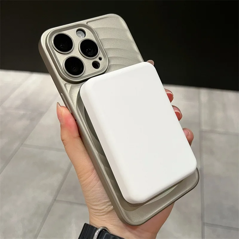 Clock Water Ripple Magsafe Bracket Phone Case - Image 3