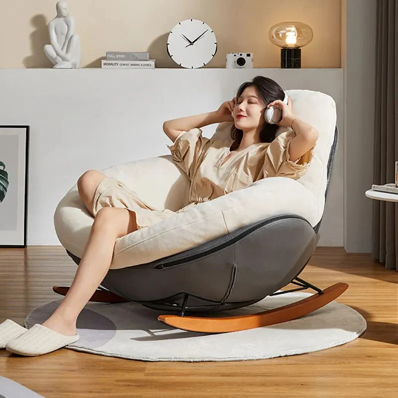 Cloud Comfort Nordic Rocking Chair - Image 5