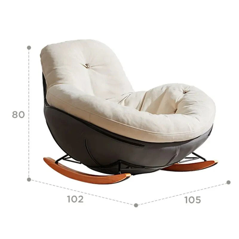 Cloud Comfort Nordic Rocking Chair - Image 6