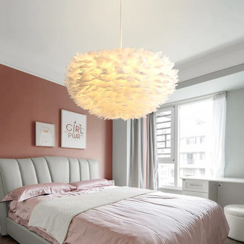 Cloud Like Realistic Feather Chandelier - Image 3