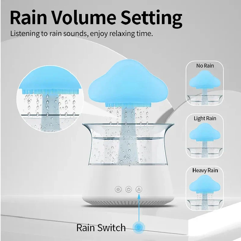 Cloud Rain Forest Aromatherapy Humidifier Lamp - Image 7