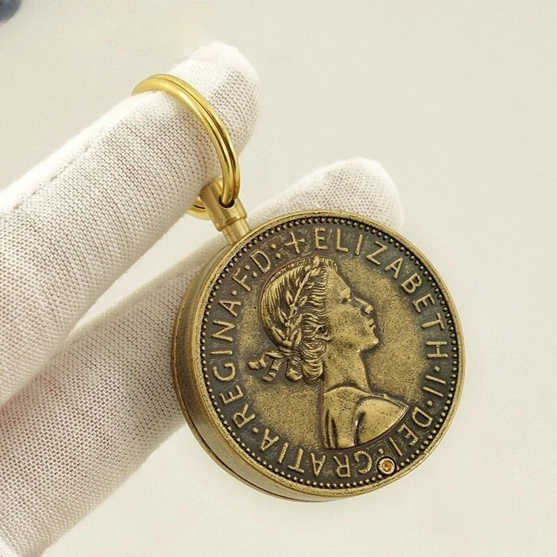 Coin Keychain Flame Kerosene Lighter - Image 5