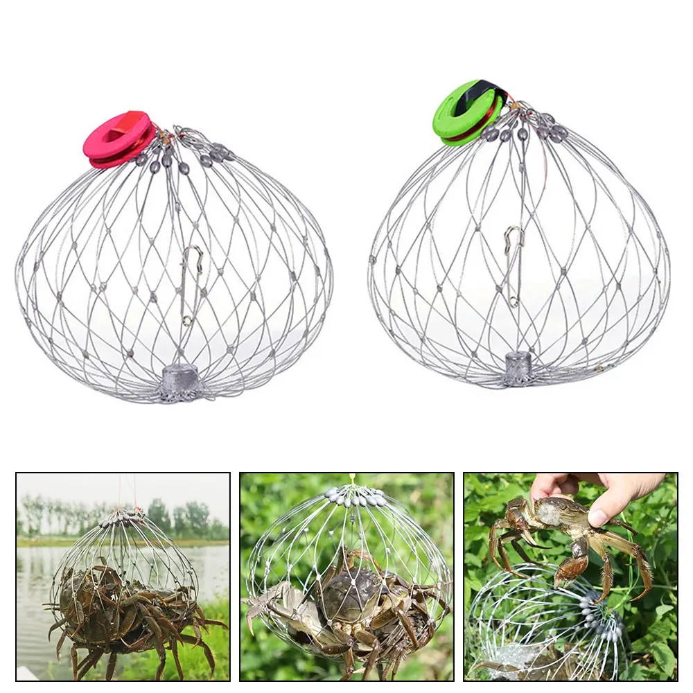 Collapsible Easy Open Trap Steel Fishing Net - Image 2