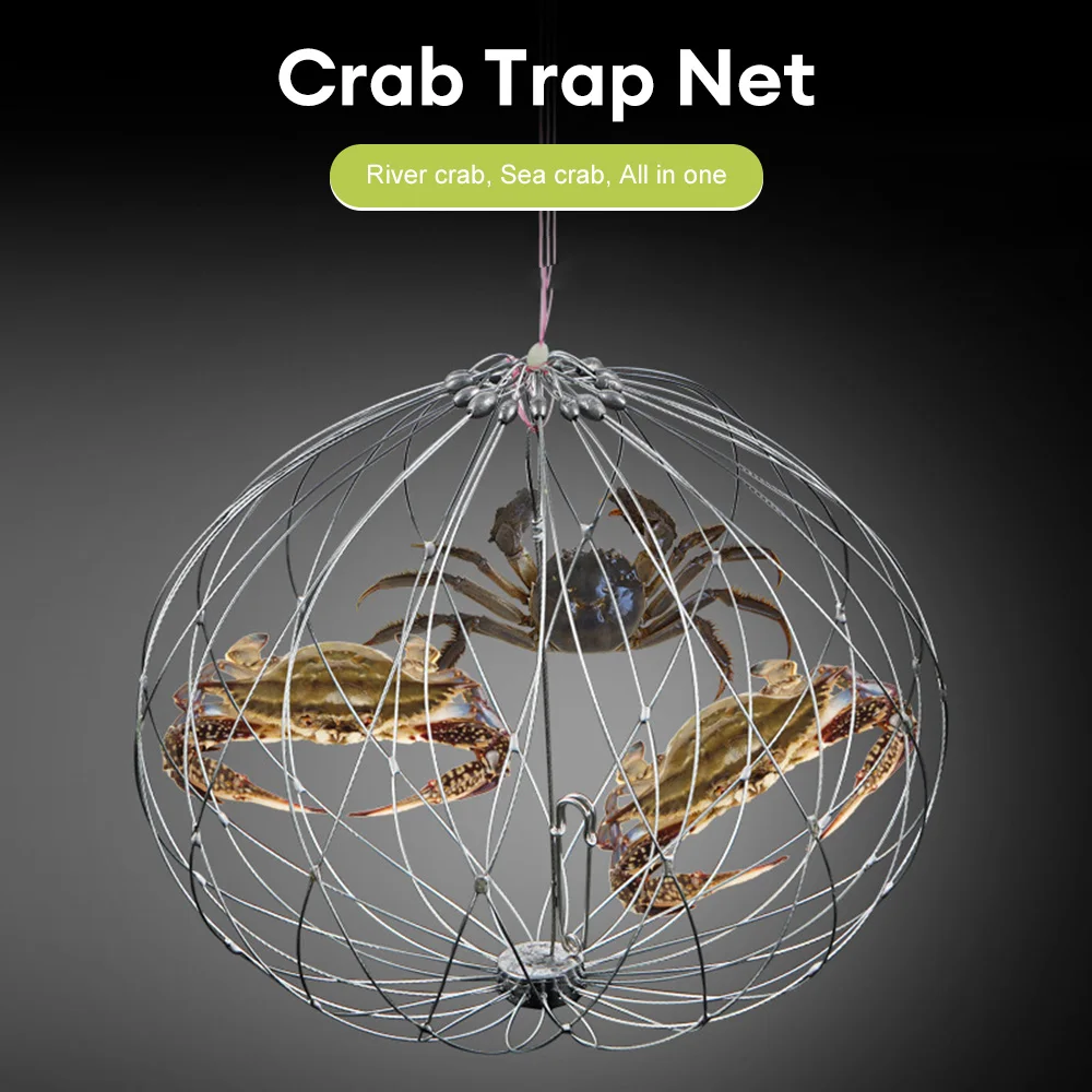 Collapsible Easy Open Trap Steel Fishing Net - Image 4
