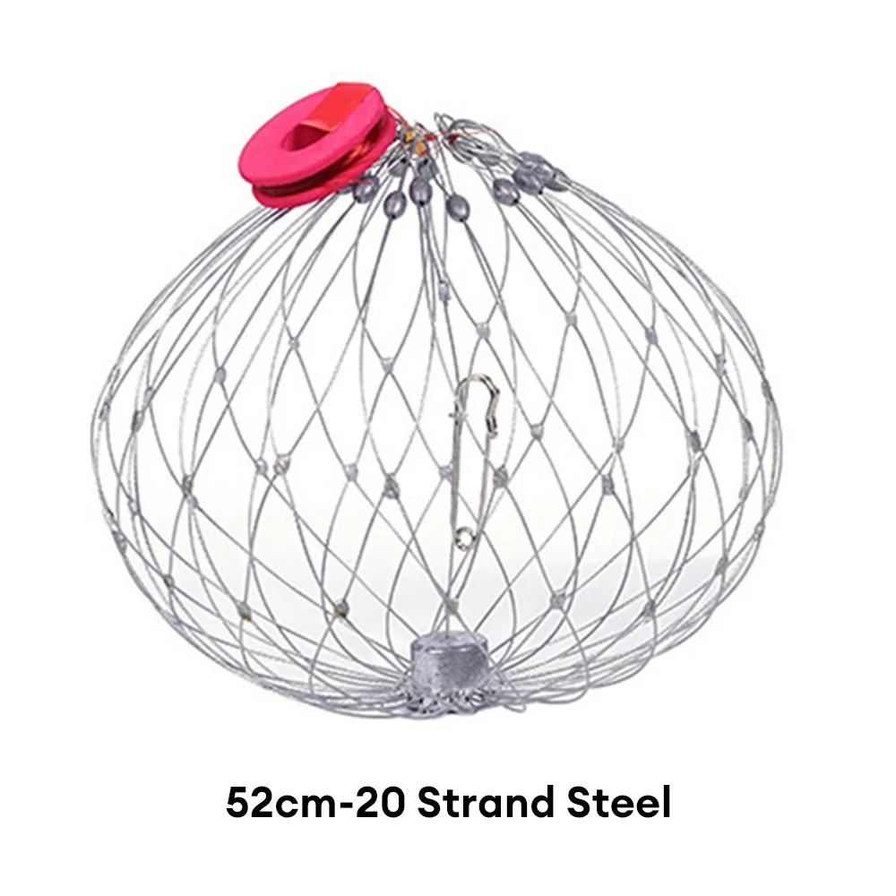 Collapsible Easy Open Trap Steel Fishing Net - Image 7
