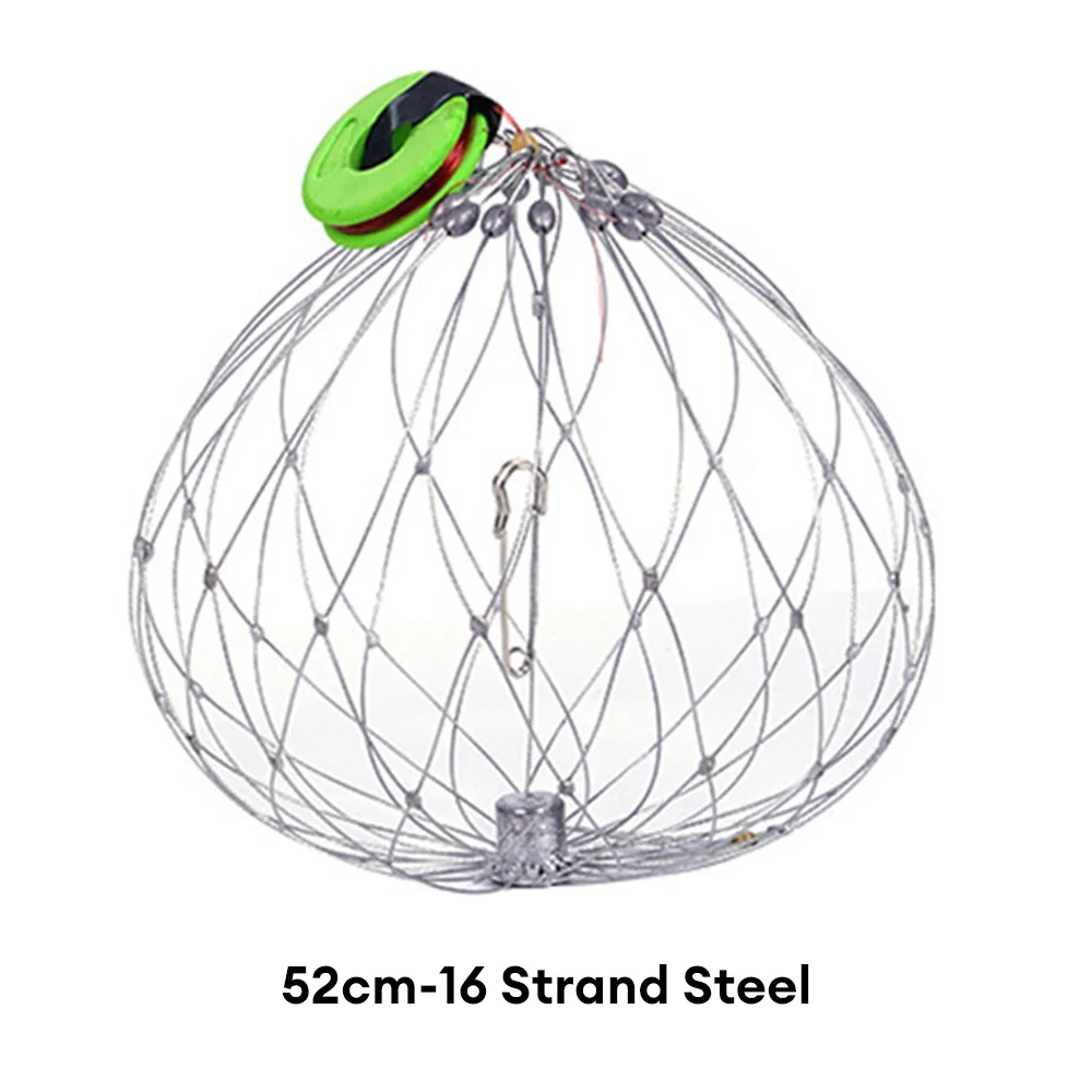 Collapsible Easy Open Trap Steel Fishing Net - Image 8