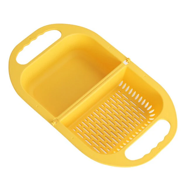 Collapsible Folding Fruit Vegetable Washing Drainer Basket - Image 5