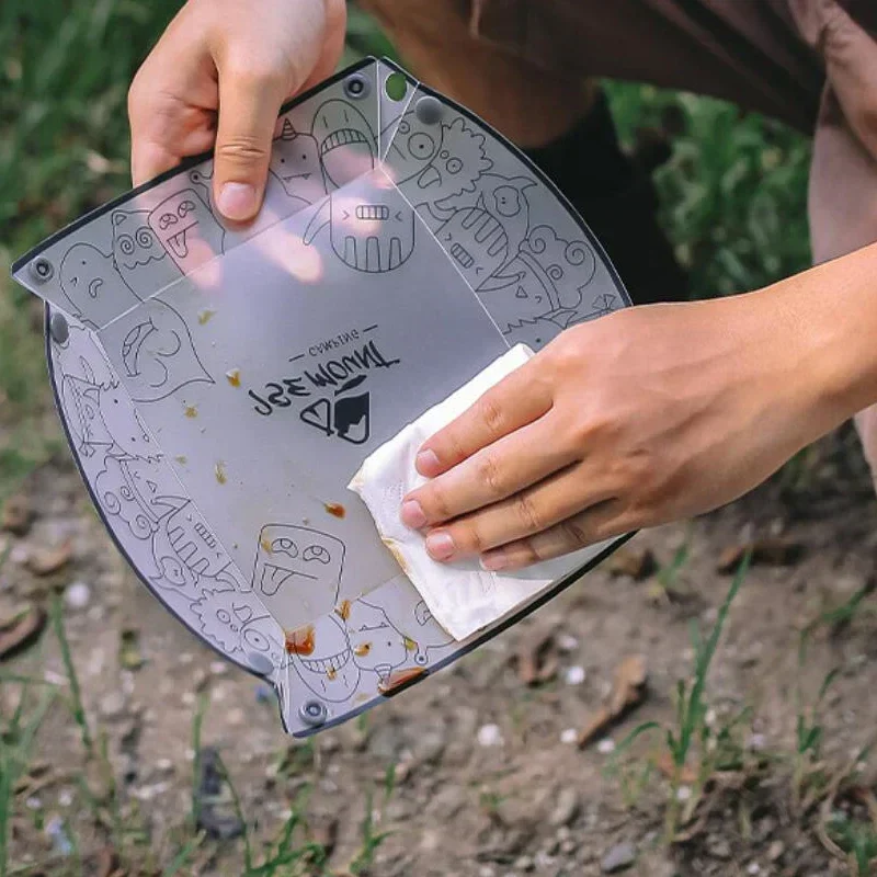 Collapsible Travel Picnic Camping Dish Set - Image 8