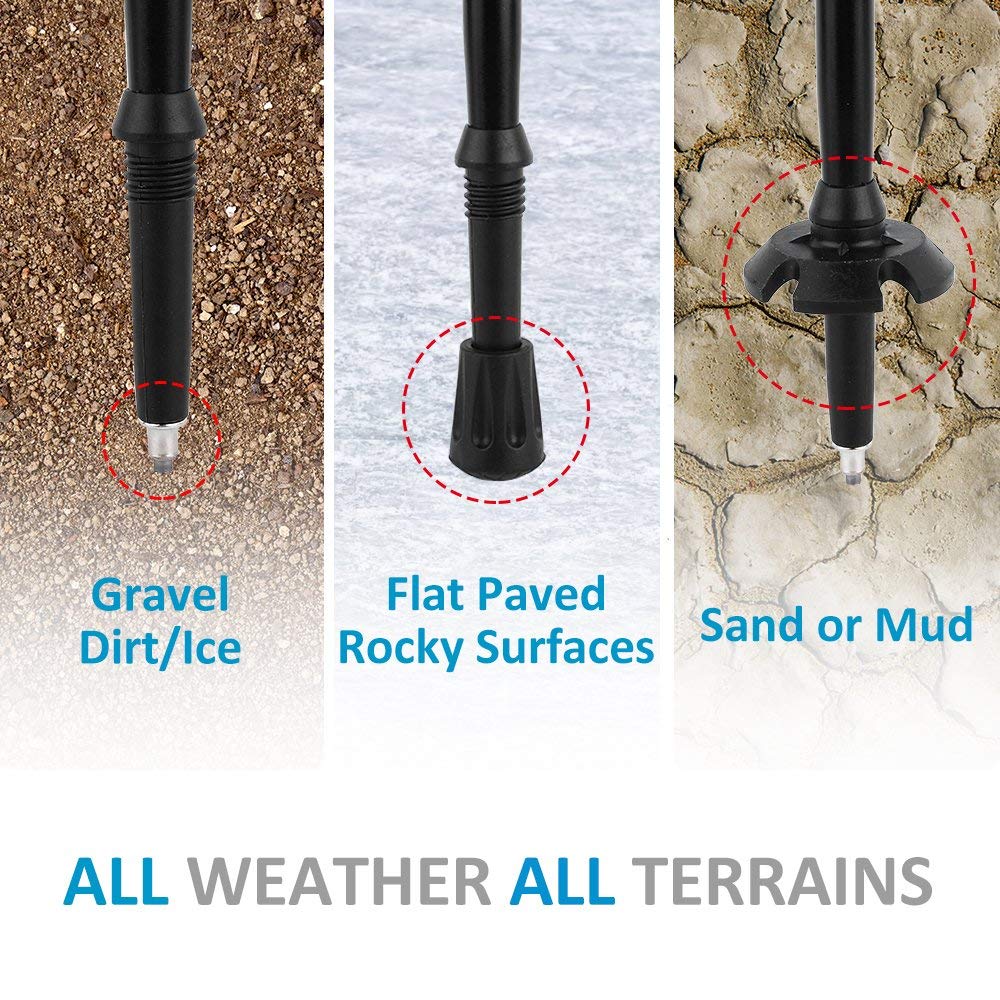 Collapsible Ultralight Telescopic Hiking Stick - Image 3