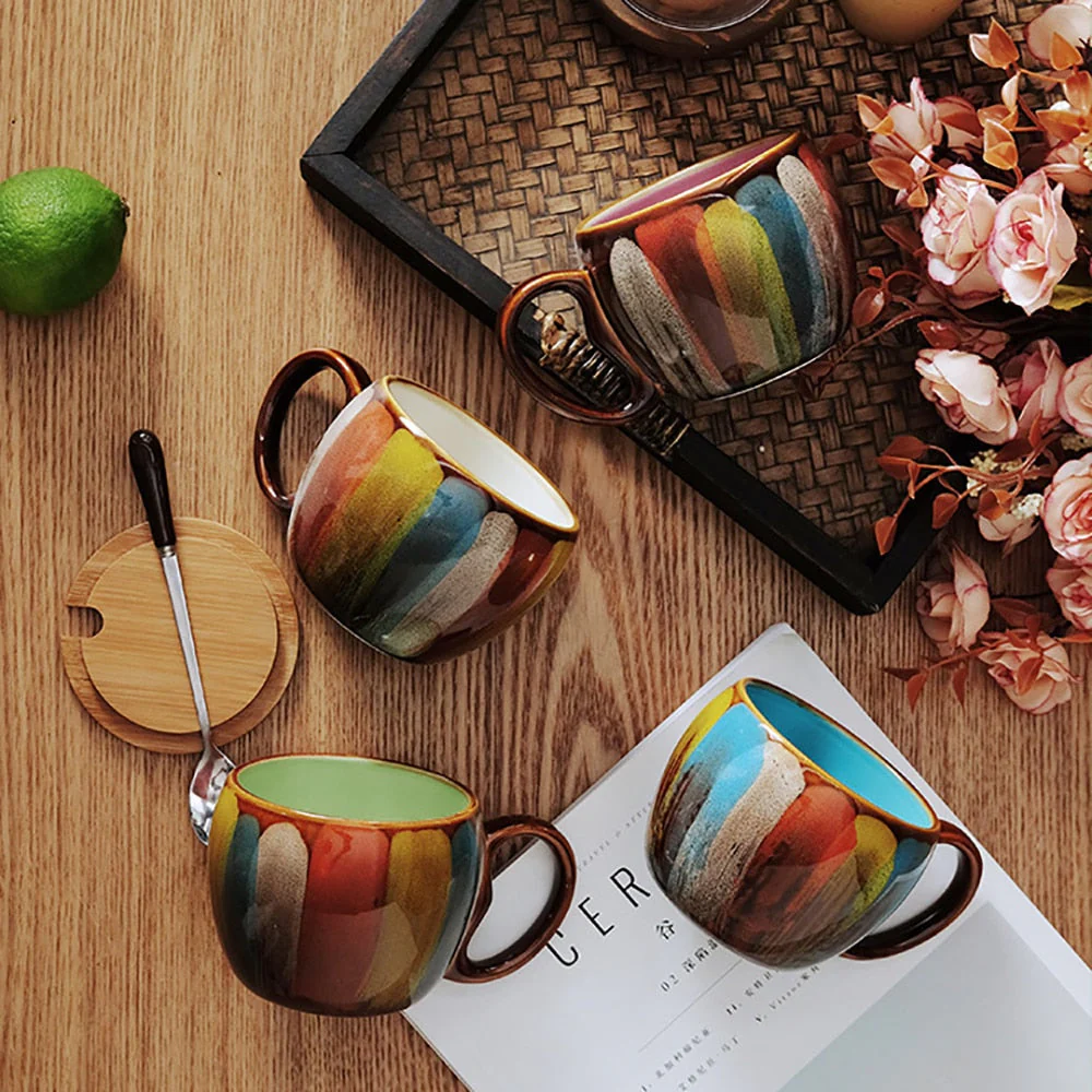 Collectible Colorful Handmade Coffee Mug - Image 4