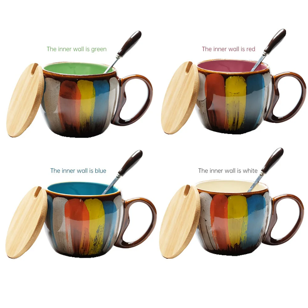 Collectible Colorful Handmade Coffee Mug - Image 5