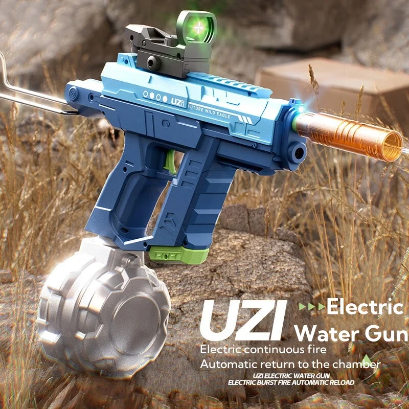 Color-Changing LED Light-Up Continuous Water Gun - Image 2