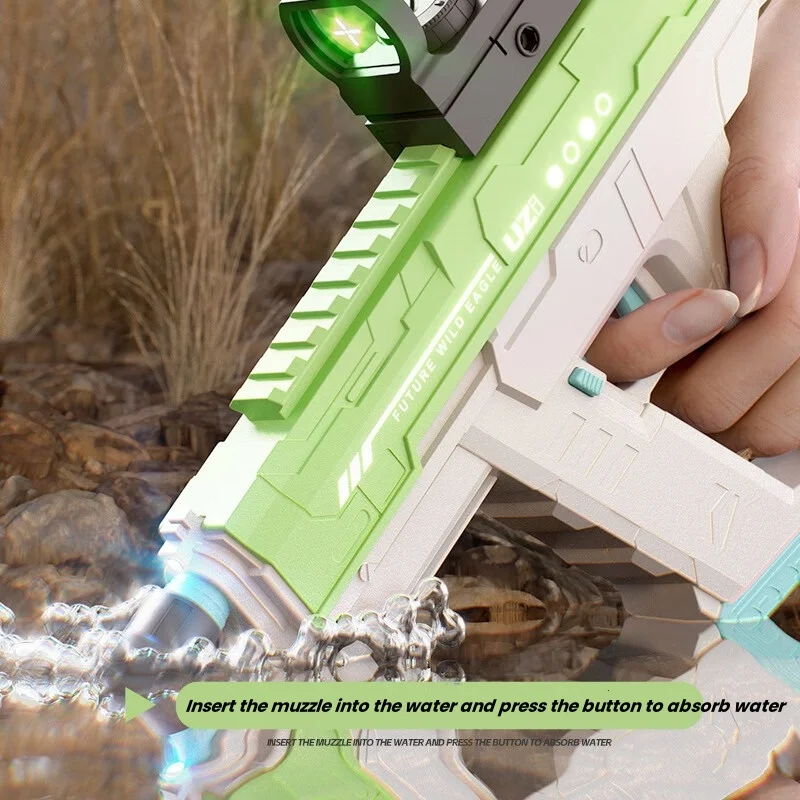 Color-Changing LED Light-Up Continuous Water Gun - Image 5