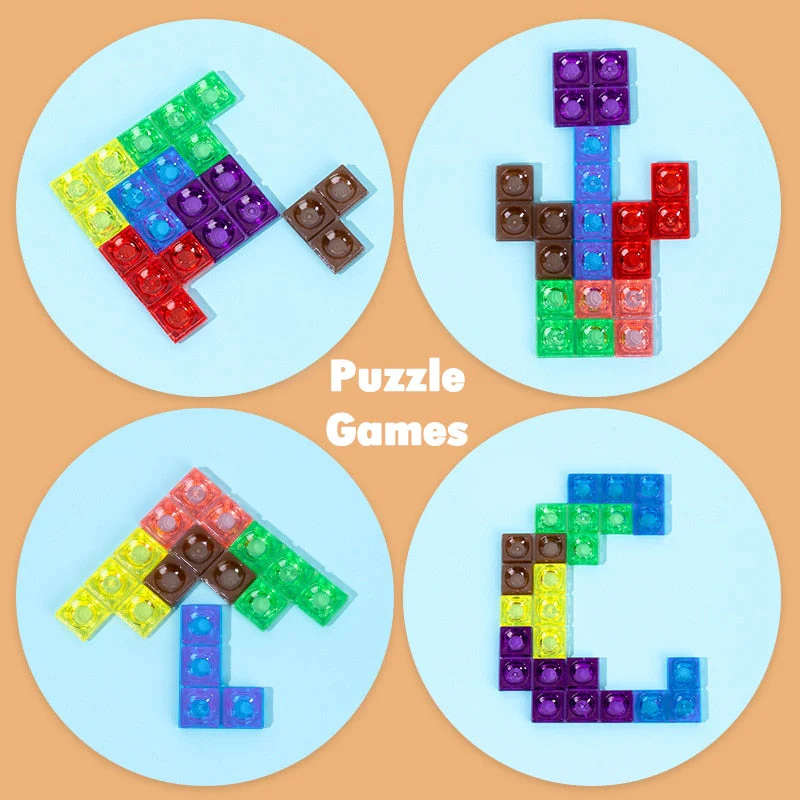 Colorful 3D Educational Puzzle Math Toy - Image 5