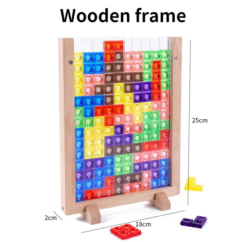 Colorful 3D Educational Puzzle Math Toy - Image 7