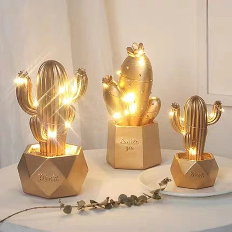 Colorful Cactus LED Table Night Lamp - Image 5