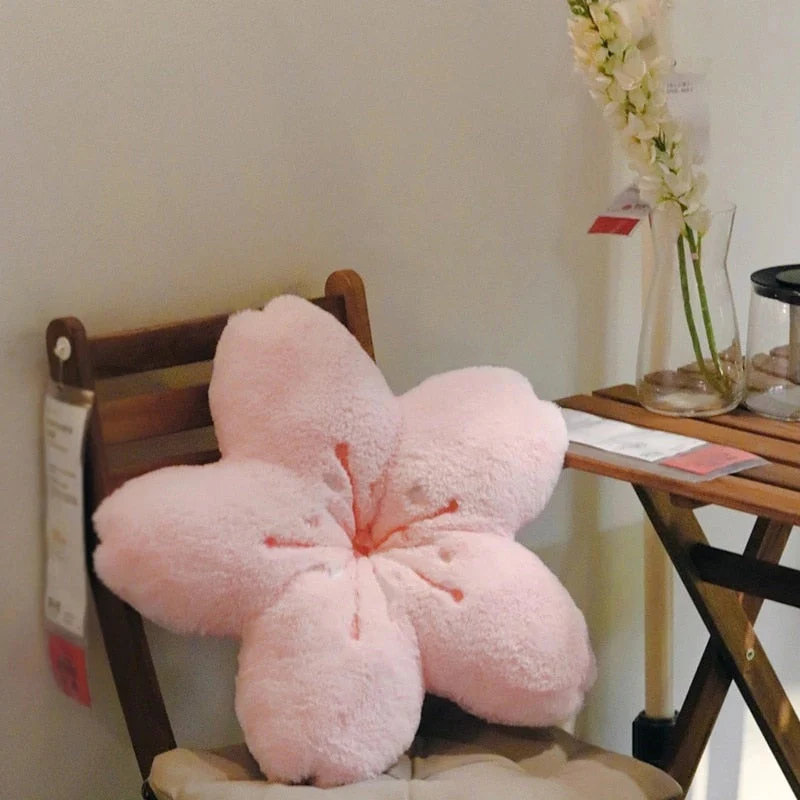 Colorful Cherry Flower Seat Cushion Pillow - Image 2