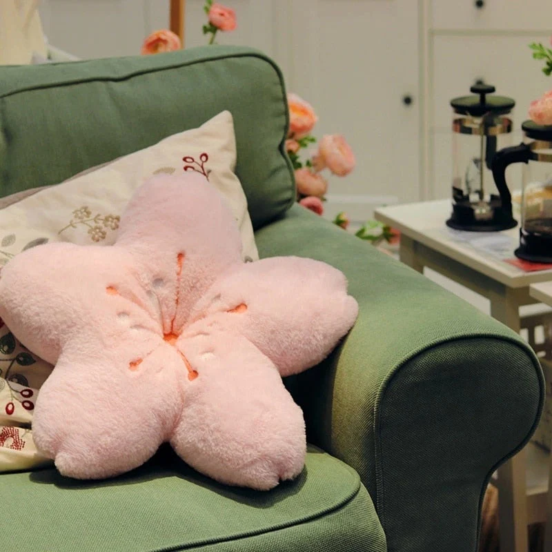Colorful Cherry Flower Seat Cushion Pillow - Image 4