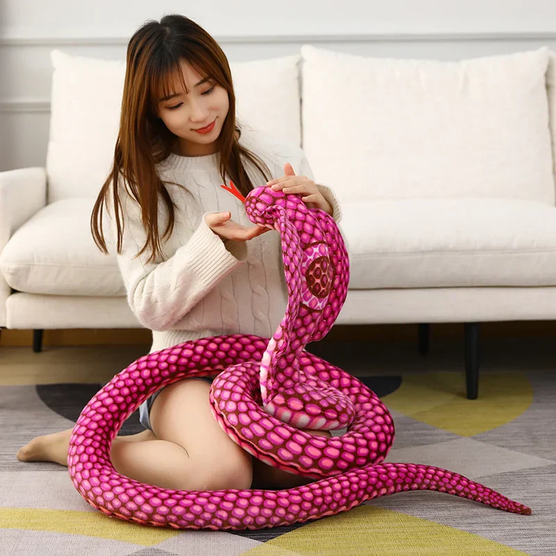Colorful Cobra Plush Toy - Image 2