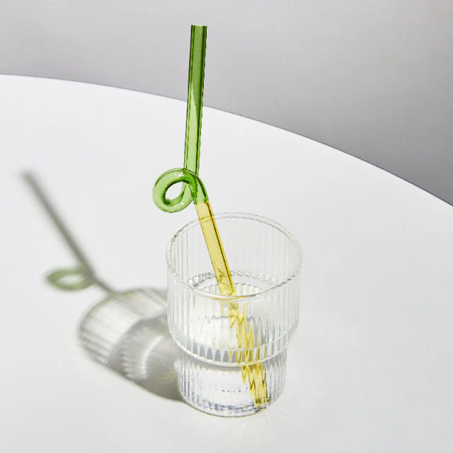 Colorful Environment Friendly Reusable Glass Straw - Image 19